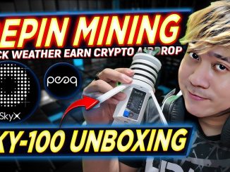 TRACK WEATHER & EARN CRYPTO! | SkyX 100 UNBOXING Depin Mining +Guide (Tagalog)